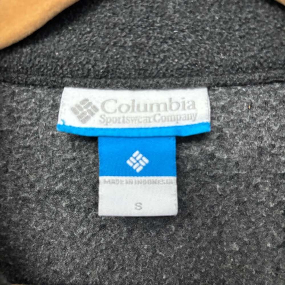 Full Zip Fleece Jacket, Charcoal Gray | Columbia S - Picture 6 of 9